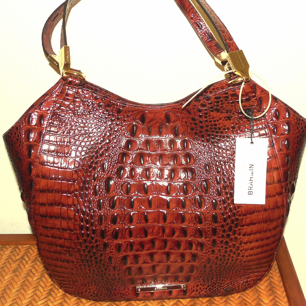 Brahmin Marianna Tote in Pecan, NWT $295